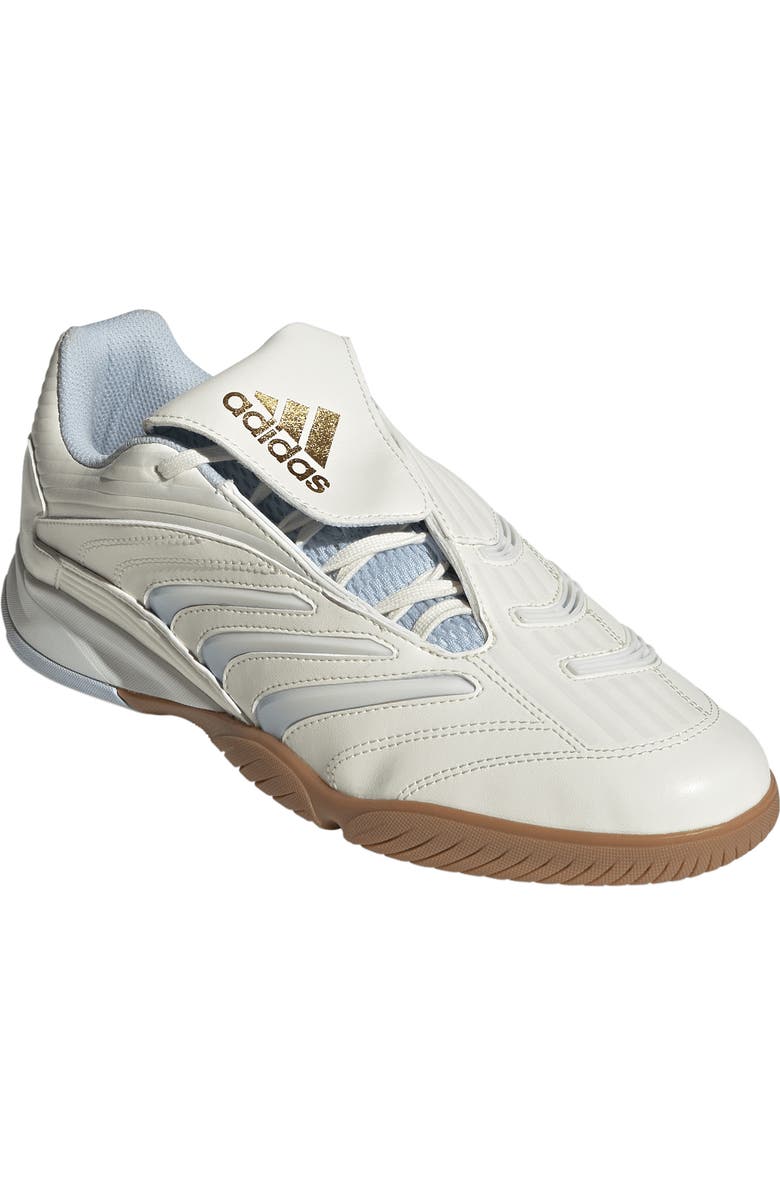 adidas Gender Inclusive Predator Sala Soccer Sneaker, Main, color, Off White/ Crystal Sky/ Gum4