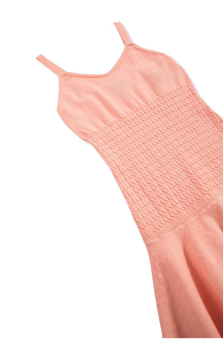Truce Kids' Drop Waist Sweater Dress, Alternate, color, Peach
