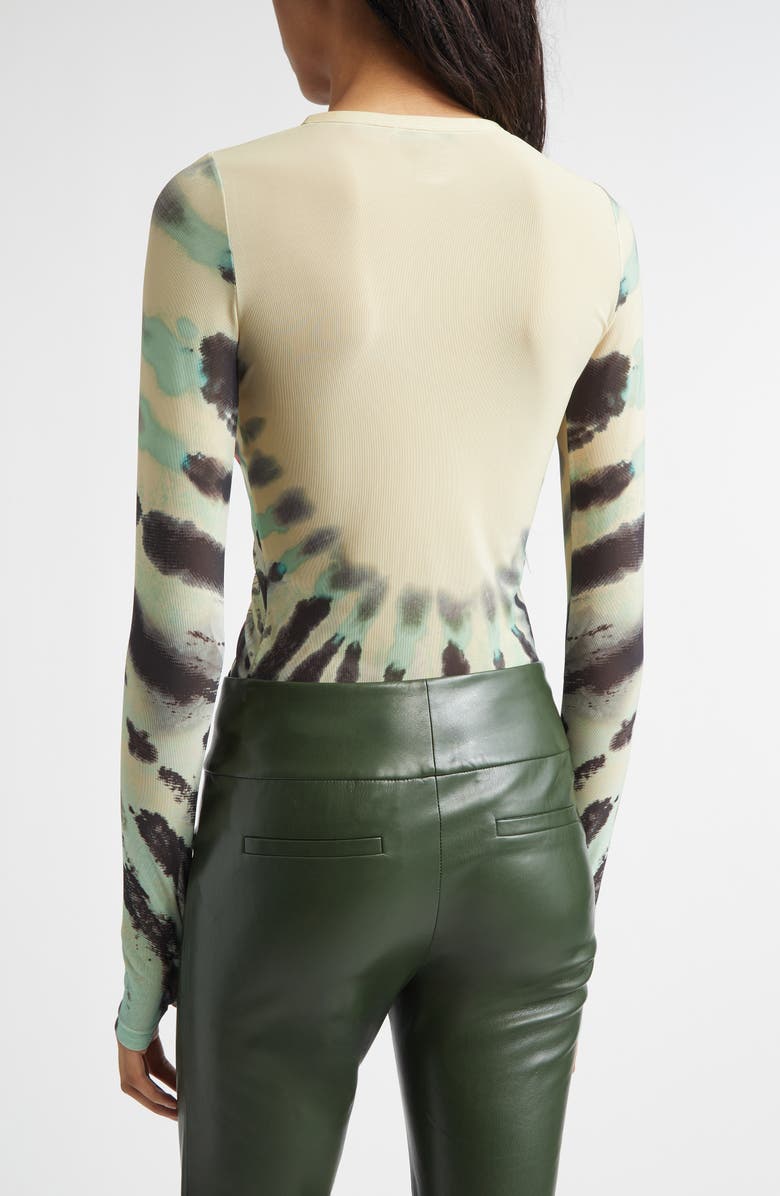 Alice + Olivia x Grateful Dead Delaina Tie Dye Mesh Top, Alternate, color, Amplify Tie Dye