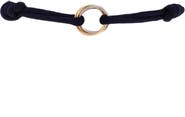 Pre-Owned Cartier Trinity On Cord Bracelet Silk Cord with 18K Tricolor Gold