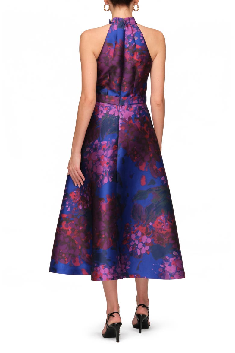 Naomi A-Line Cocktail Dress, Alternate, color, MAGENTA MULTI