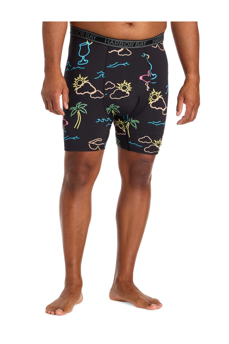 Big & Tall Cooling Performance 5 Inch Boxer Briefs V3, Alternate, color, VITAMIN SEA