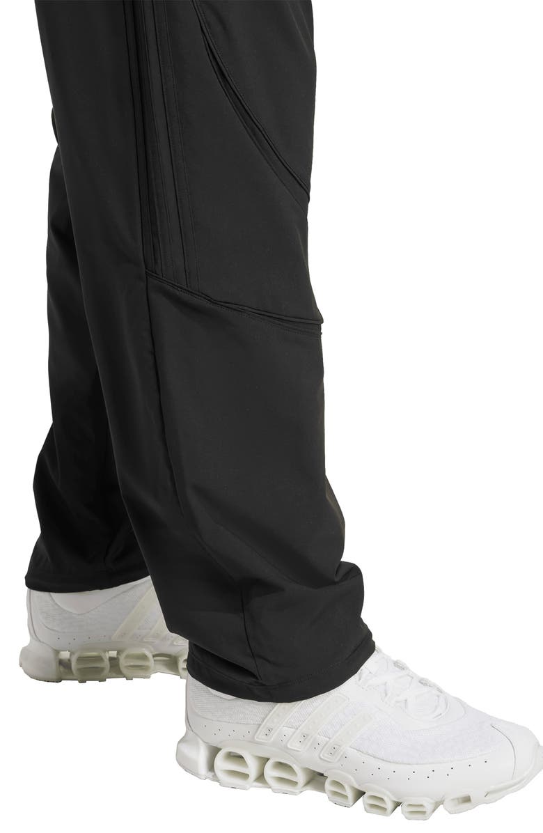 adidas Teamgeist Loose Fit Track Pants, Alternate, color, Black/ Black