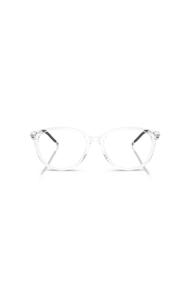 52mm Oval optical glasses, Alternate, color, Transparent