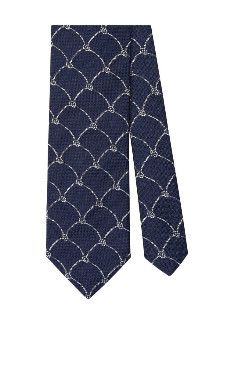 Robert Talbott Robert Net Rope Best of Class Necktie, Main, color, Navy
