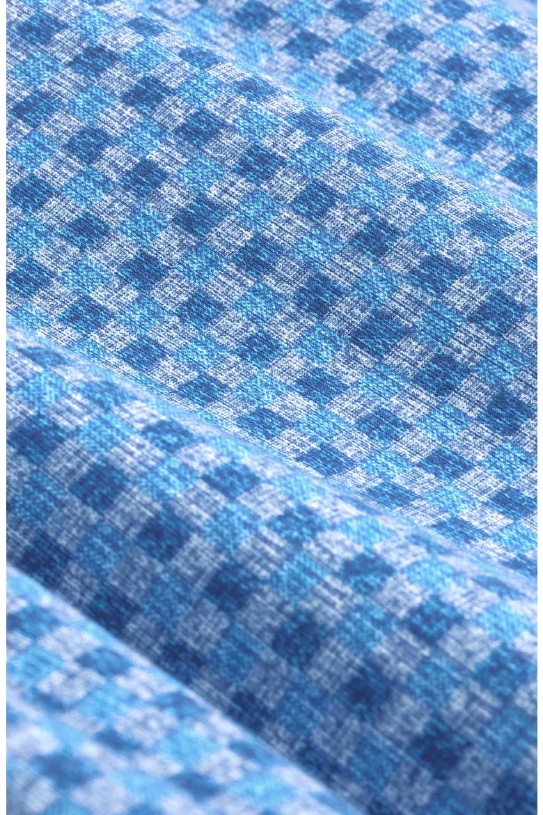 Devon OoohCotton® Print Button-Up Shirt, Alternate, color, MARINE BLUE