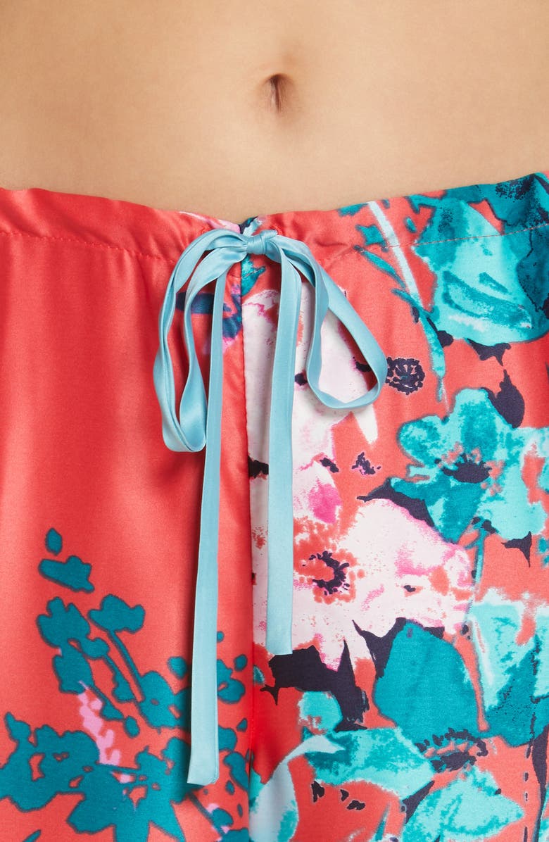 Natori Bloom Floral Satin Camisole Pajamas, Alternate, color, 