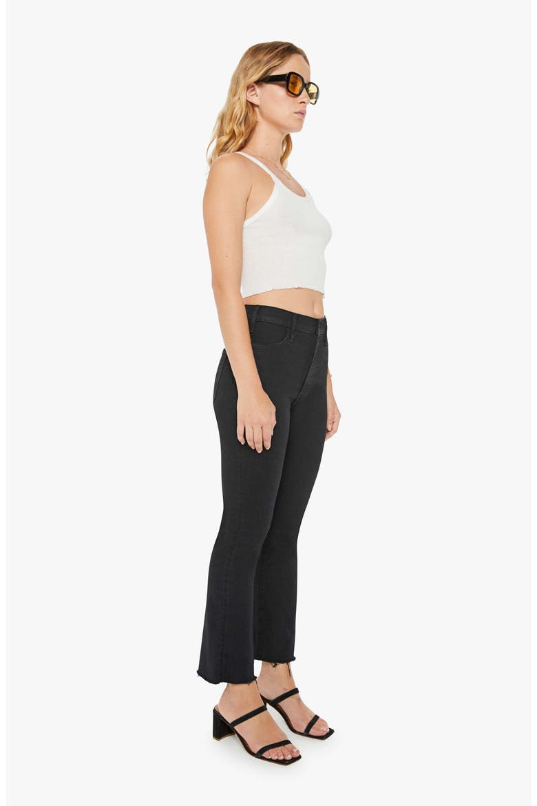Lil' Hustler High Waist Frayed Hem Ankle Bootcut Jeans, Alternate, color, NOT GUILTY