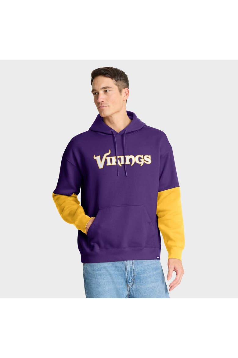 Men's Fanatics Purple Minnesota Vikings Helmet Pullover Hoodie, Alternate, color, Purple