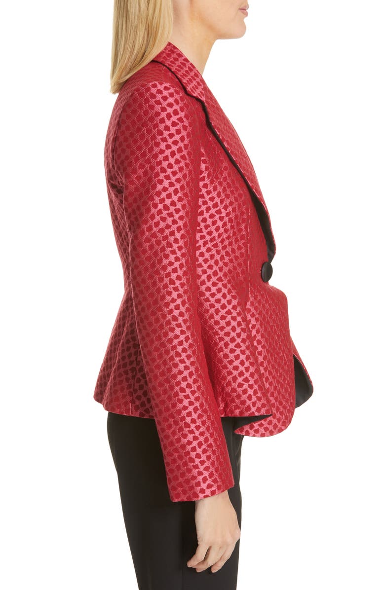 Emporio Armani Animal Jacquard Blazer, Alternate, color, 