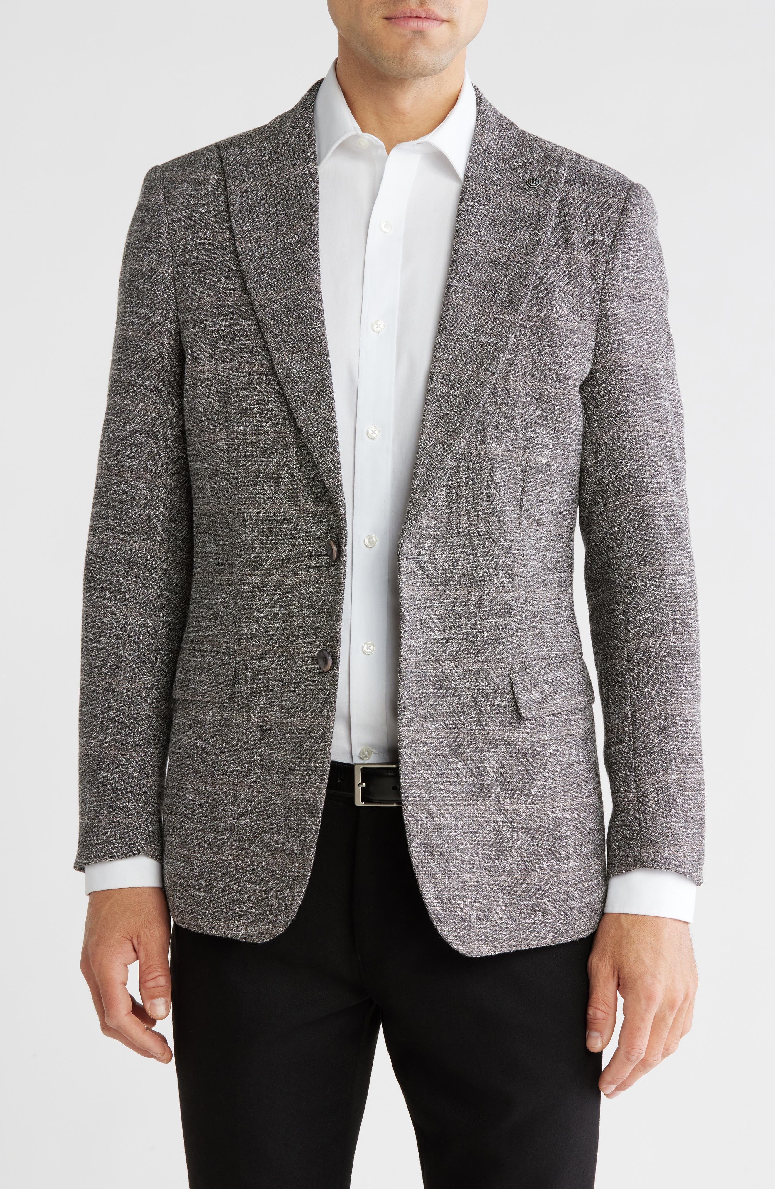 T.R. PREMIUM Solid Slim Fit Blazer