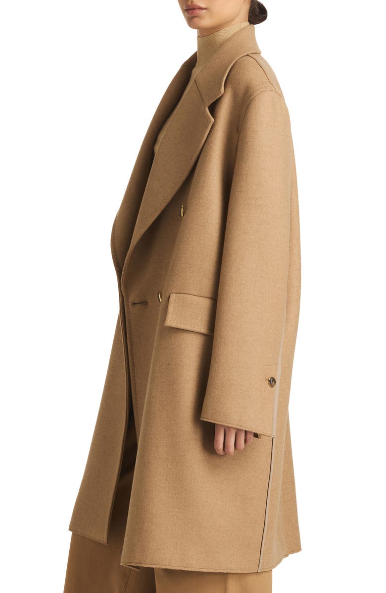 St. John Collection Double Face Wool & Cashmere Coat, Alternate, color, 