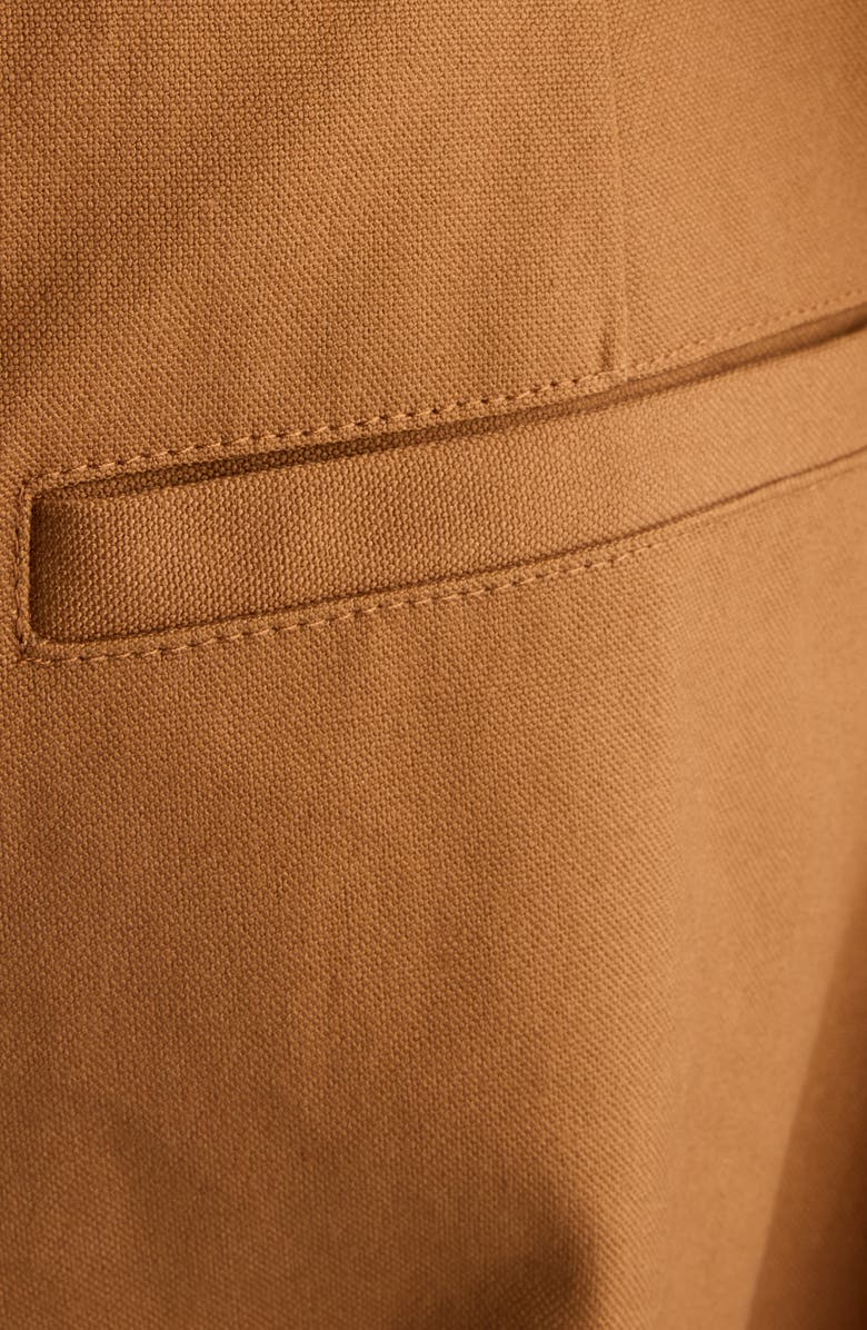 Balenciaga Pleated Long Bermuda Pants, Alternate, color, 2602 Camel