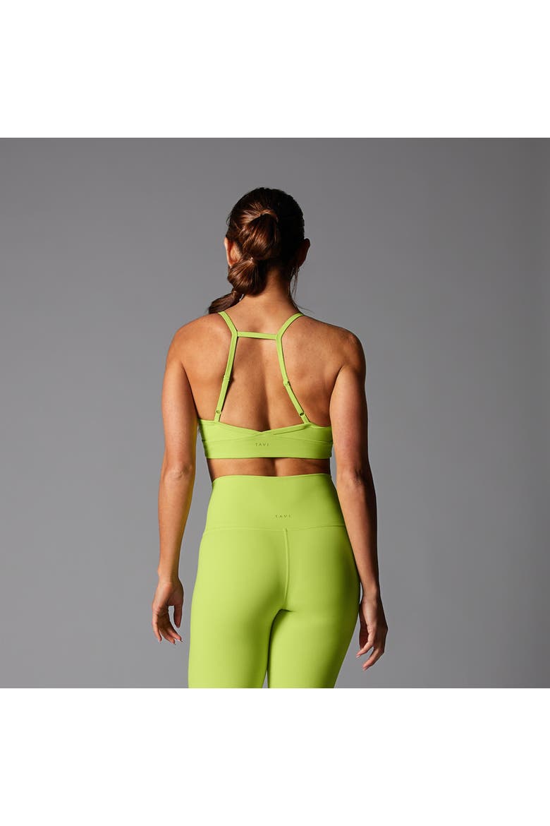 Adjustable Studio Bra, Alternate, color, LIME