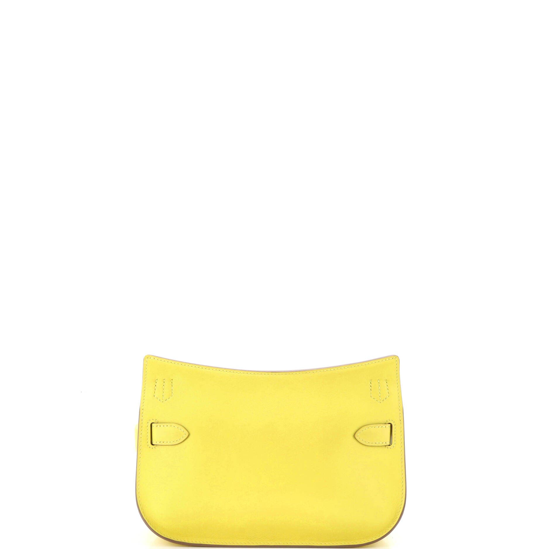 Pre-Owned Hermes Jypsiere Bag Swift Mini, Alternate, color, Lime