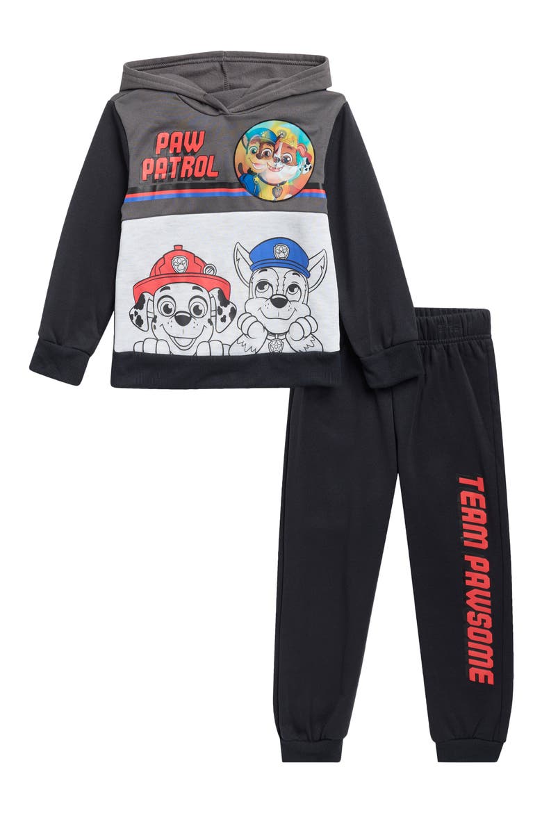 Kids' Paw Patrol Hoodie and Joggers Set, Main, color, CHARCOAL