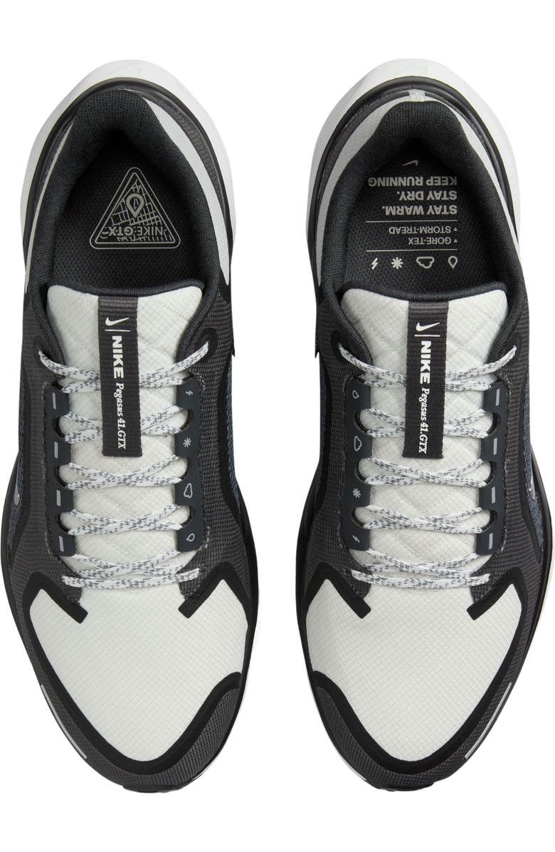 Nike Air Zoom Pegasus 41 Gore-Tex<sup>®</sup> Waterproof Running Shoe, Alternate, color, 002 Black/Smtwht