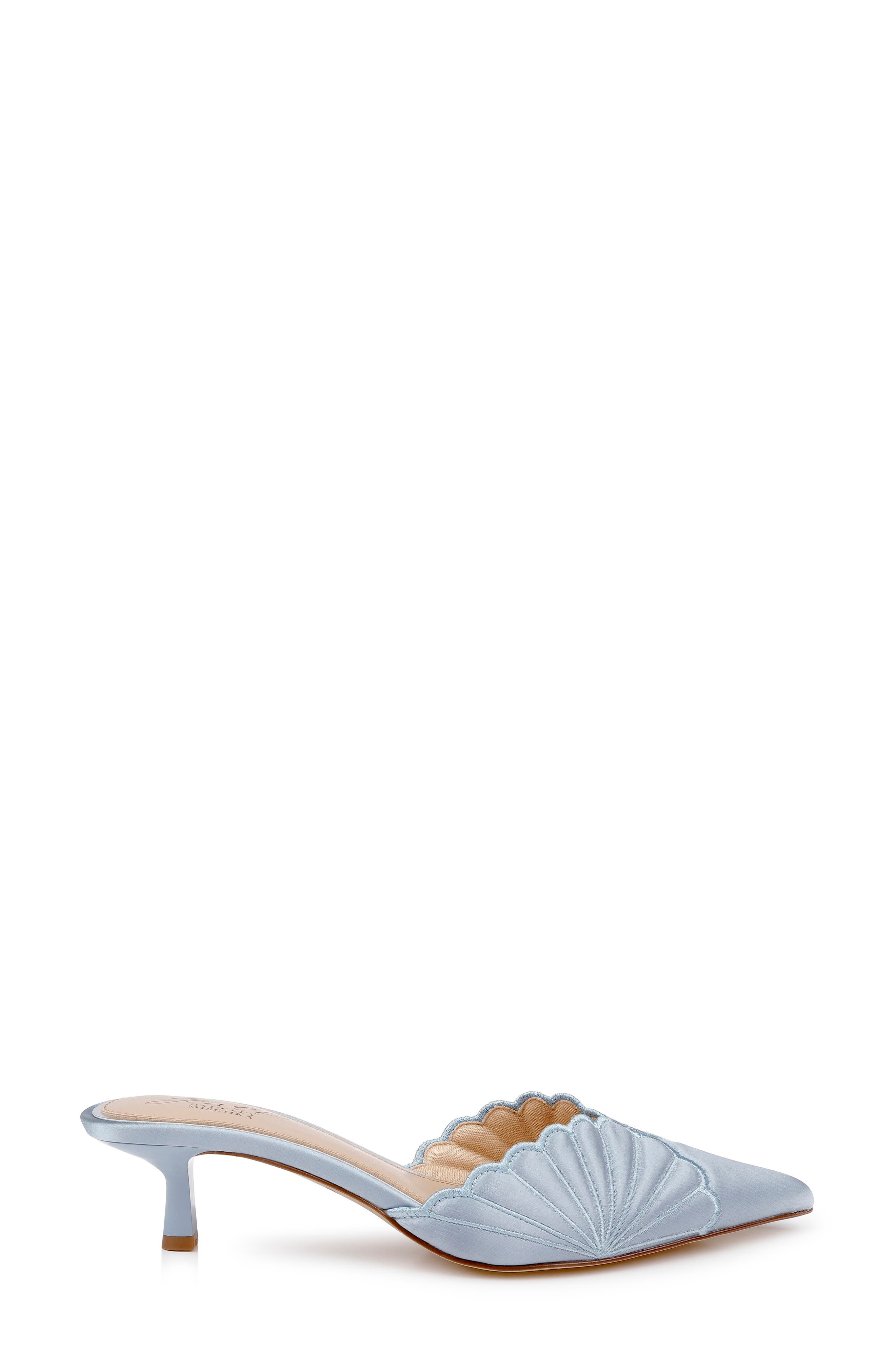 Palmer Mule, Alternate, color, MIST BLUE SATIN