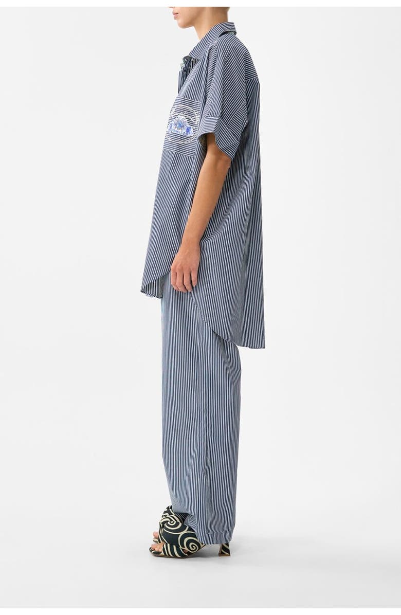 Camilla Oversized Pocket Tunic, Alternate, color, Sevillian Style