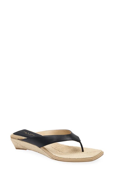 Jo Espadrille Wedge Flip Flop (Women)