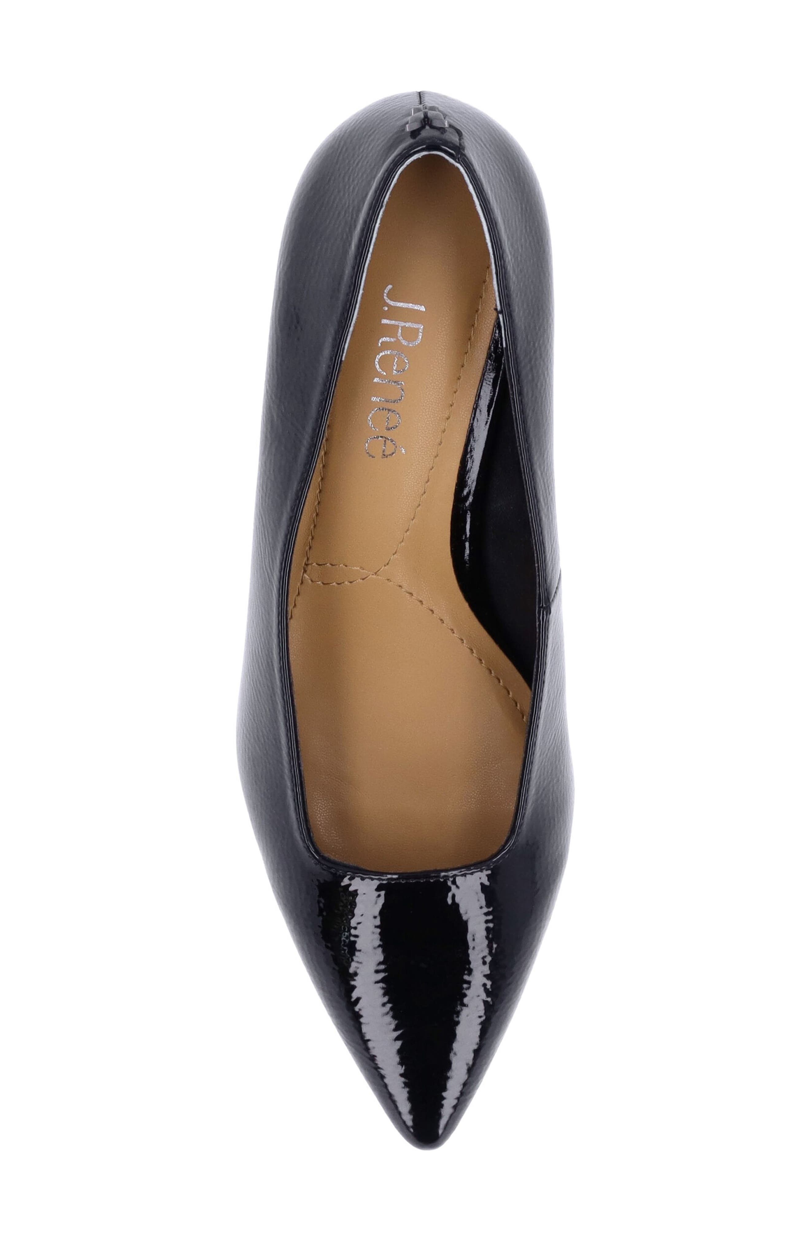 J. Reneé Anisha Pointed Toe Pump, Alternate, color, Black