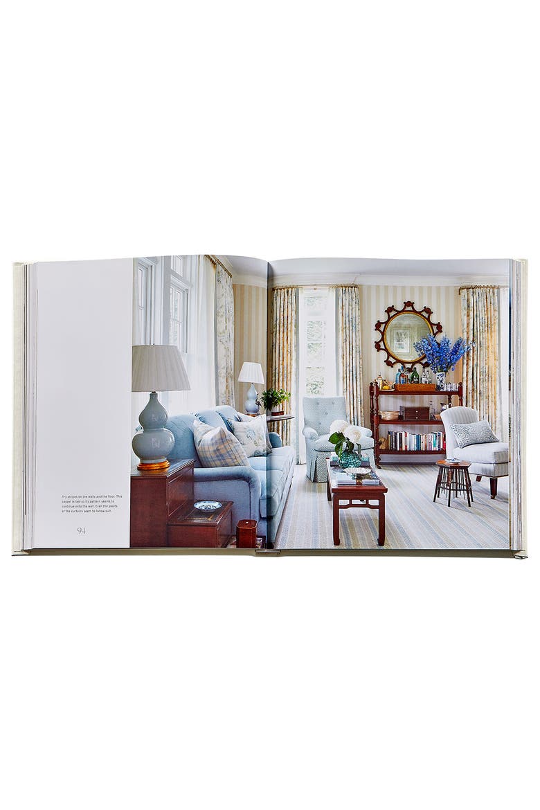 The Principles of Pretty Rooms Leather Coffee Table Book, Alternate, color, Ivory