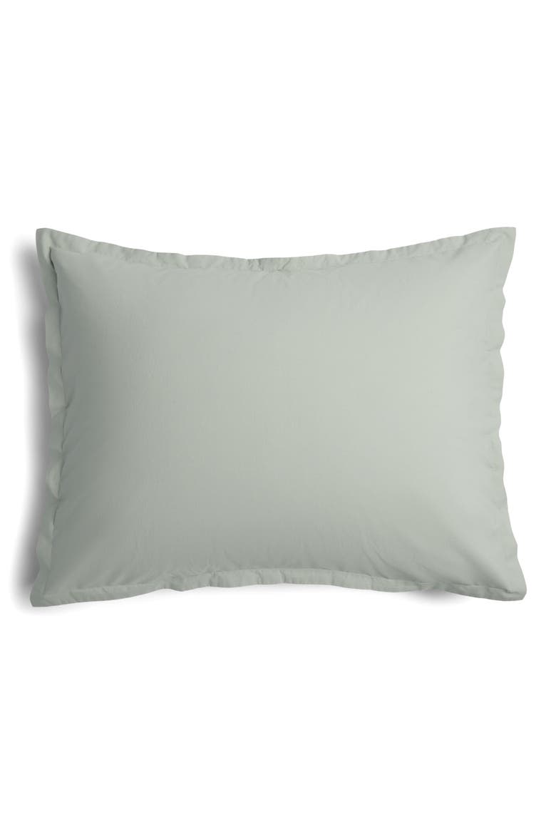 Percale Sham Set, Alternate, color, SAGE