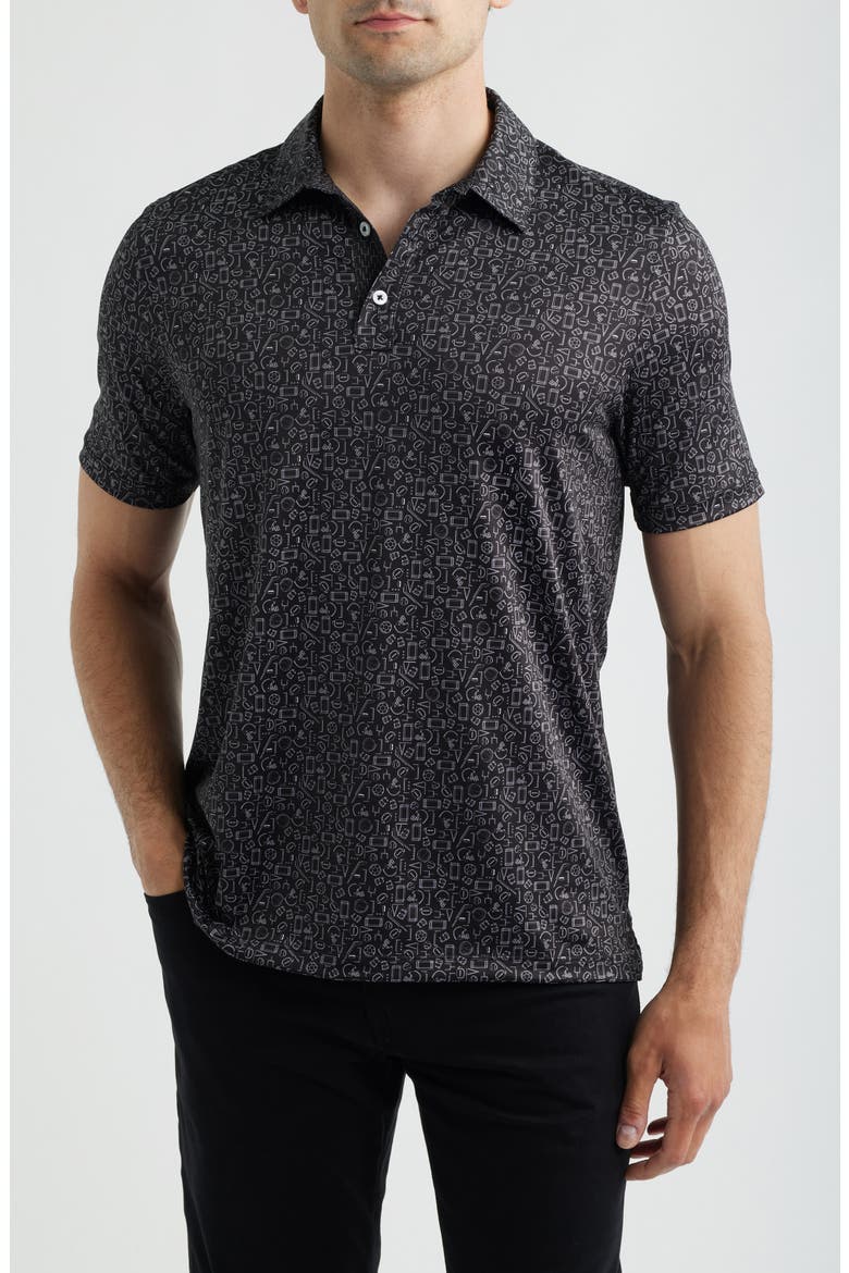 XC+™ Performance Game Day Polo, Main, color, BLACK