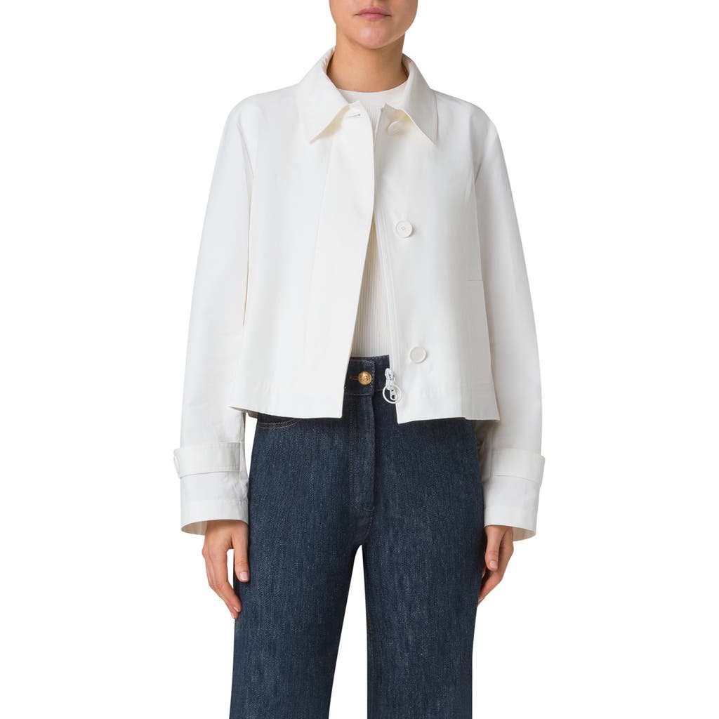 Akris Punto Water Repellent Jacket In Cream