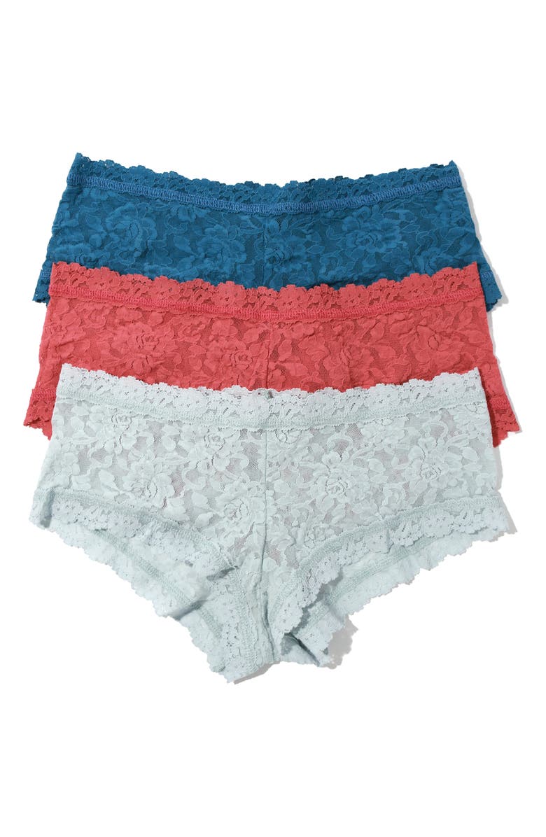 Hanky Panky Holiday Assorted 3-Pack Boyshorts, Alternate, color, 