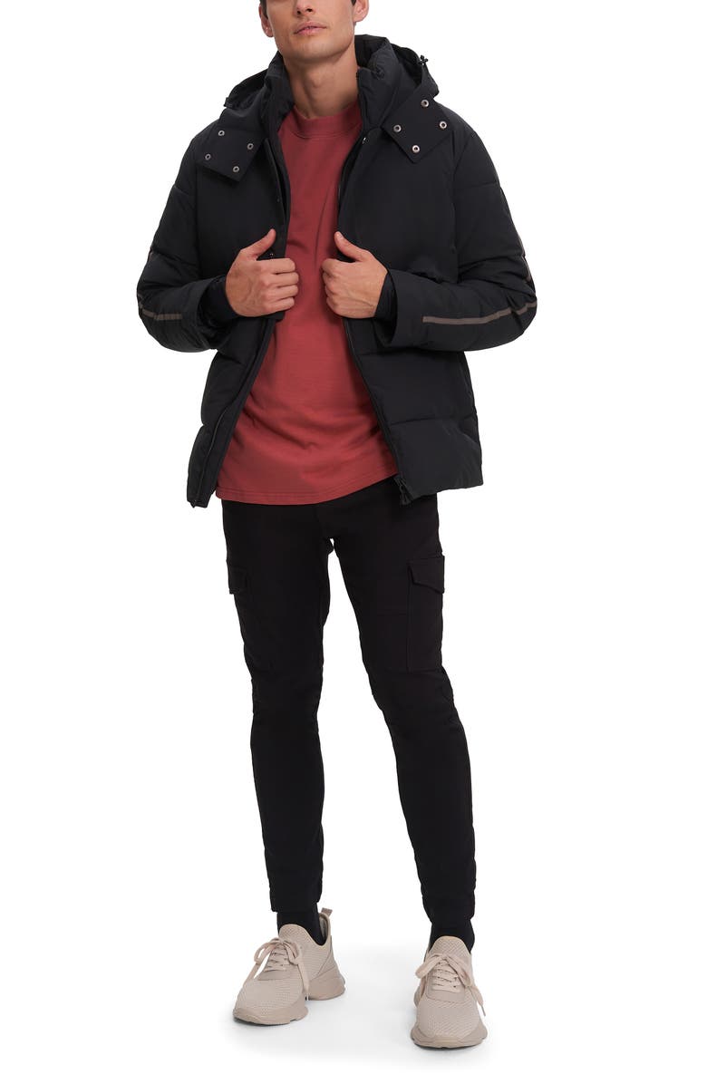 Noize Zeke Hooded Puffer Jacket, Alternate, color, 