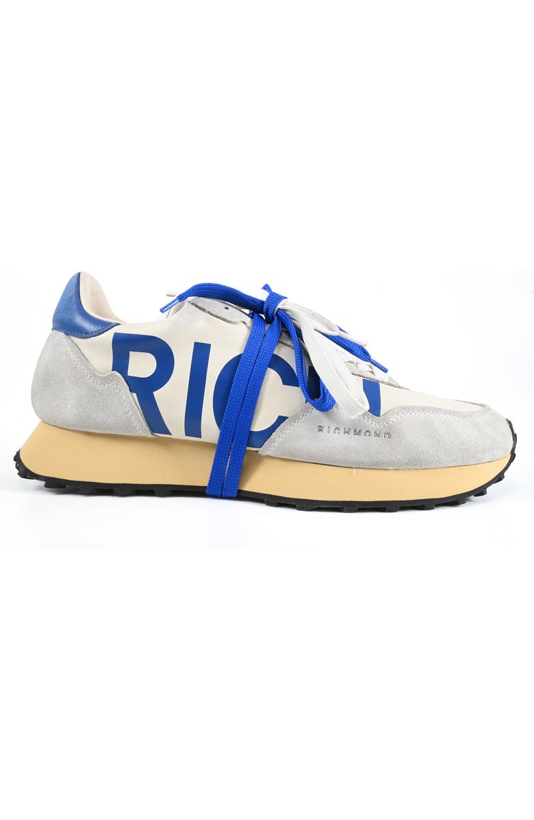 JOHN RICHMOND Rich Runners Sneaker, Alternate, color, Off-White/ Bluette