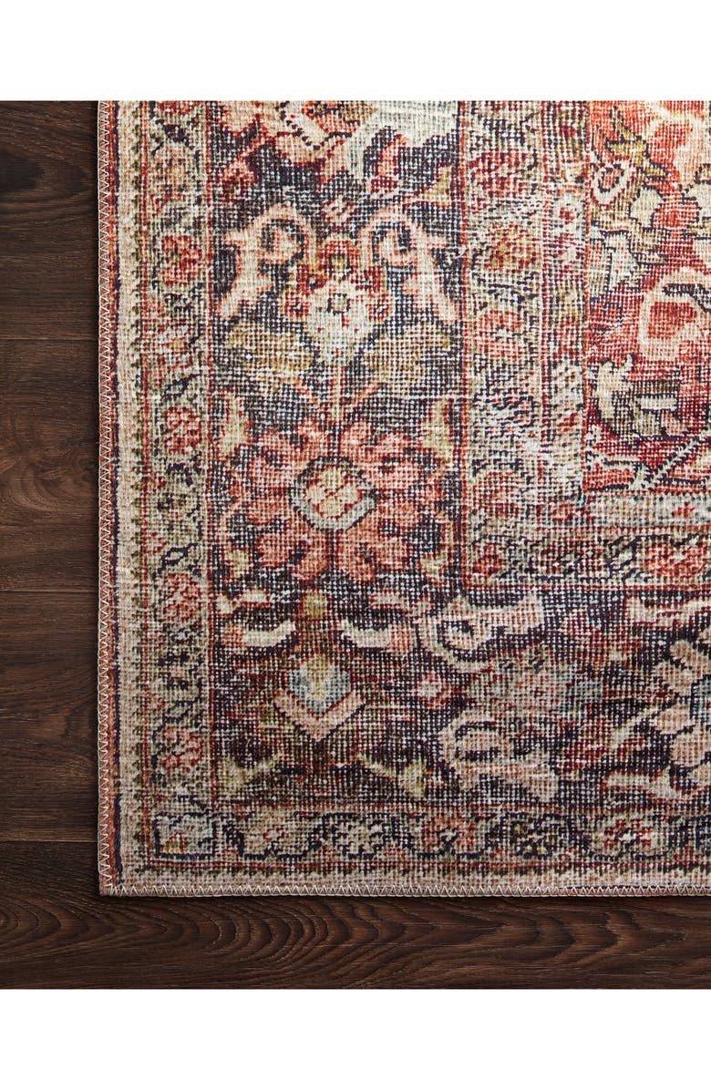 LOLOI Layla Rug - Spice/Marine - 5'0" x 7'6", Alternate, color, 