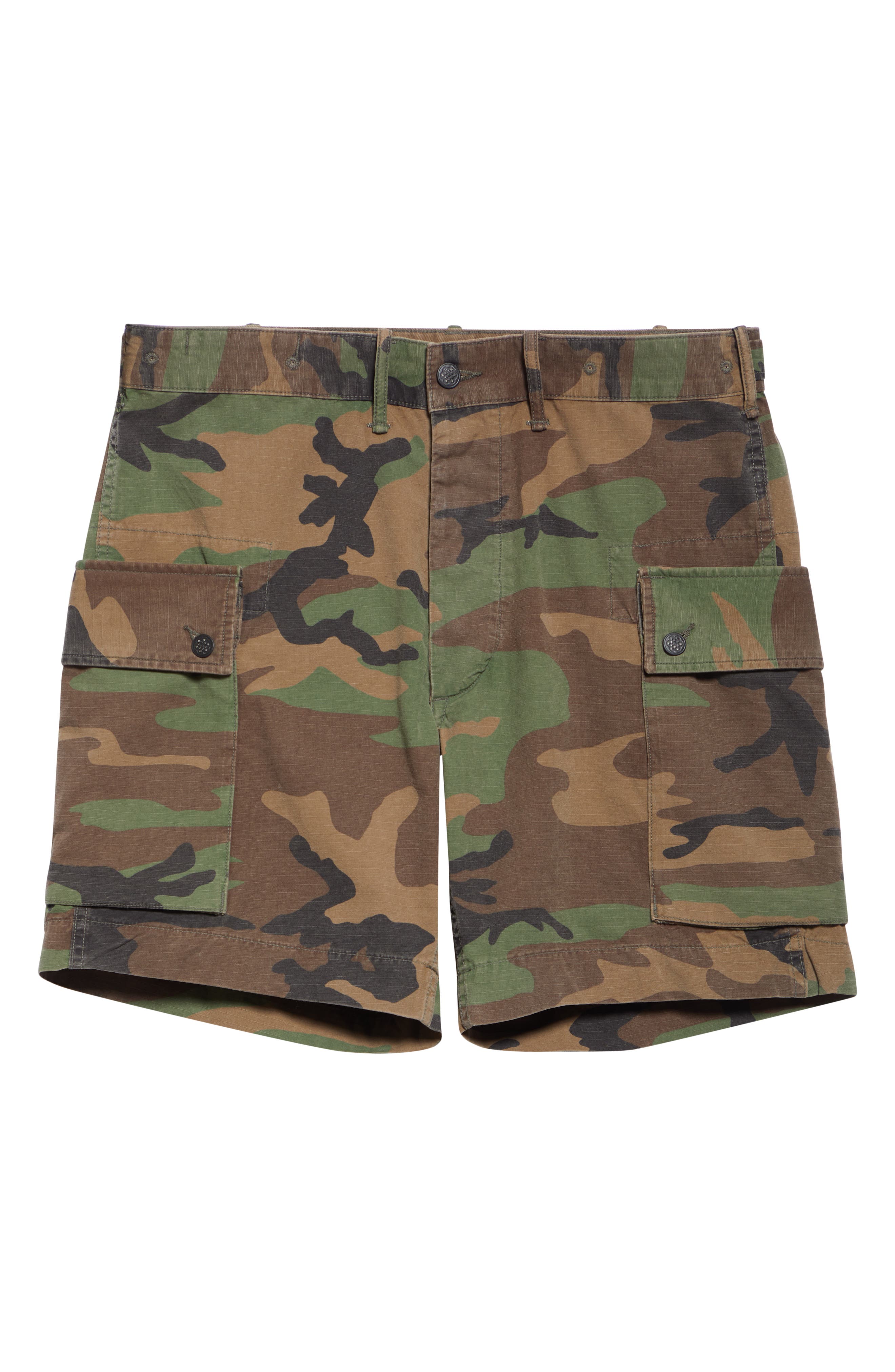 【L】CARORIE RIPSTOP CARGO SHORTS CAMO e2d59418-97e1-49e7-b238-