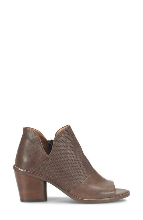 Söfft Molly Open Toe Bootie In Brown