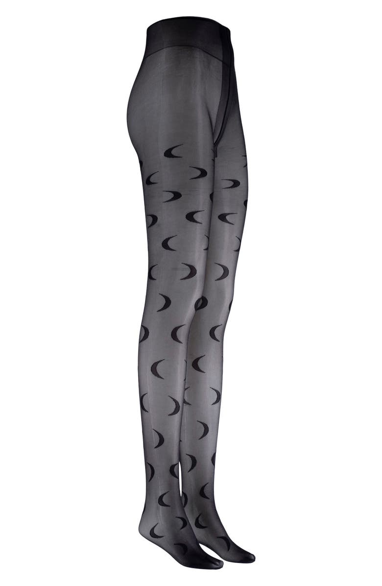 LECHERY<sup>®</sup> Moon Pattern Tights, Alternate, color, Black