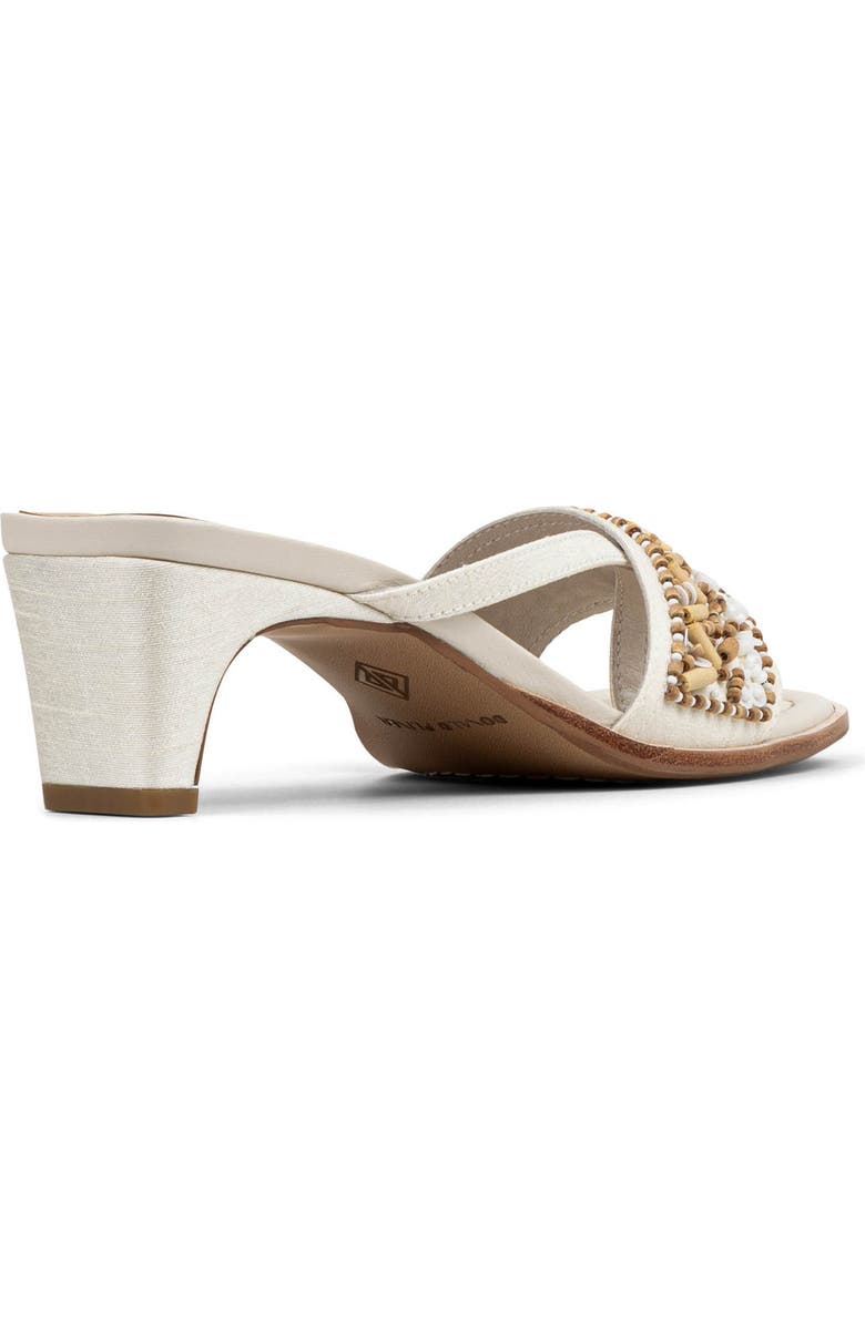 Donald Pliner Dhora Block Heel Sandal, Alternate, color, Natural/White