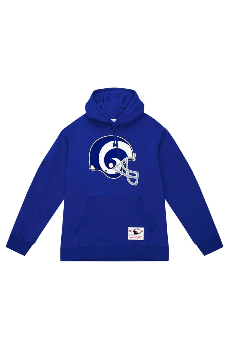 Mitchell & Ness Men's Mitchell & Ness Royal Los Angeles Rams Helmet Logo Vintage Pullover Hoodie, Alternate, color, Royal