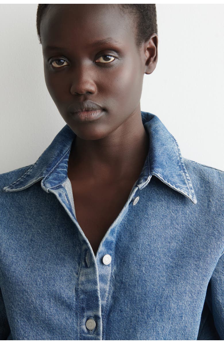 COS Denim Shirt, Alternate, color, Blue