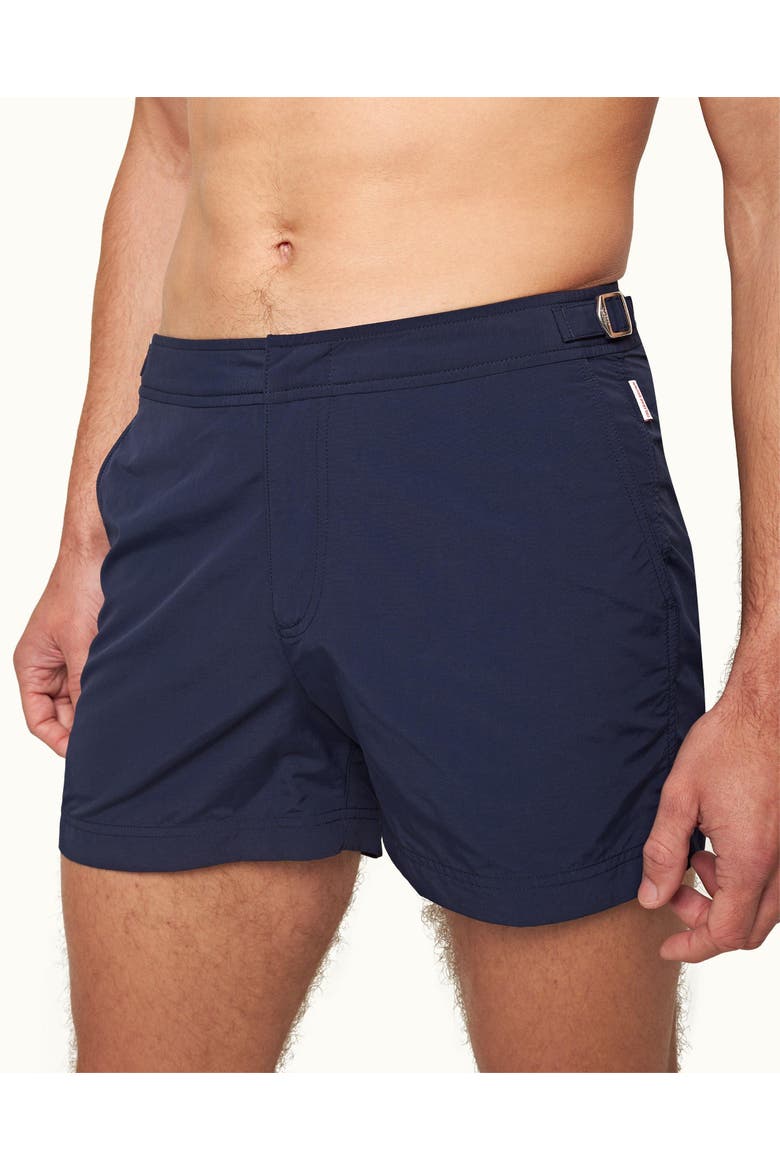 Setter Shorter Length Swim Shorts, Alternate, color, Navy