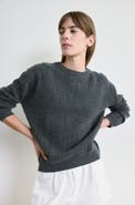 Almina Concept Ribbed Wool Crewneck Sweater