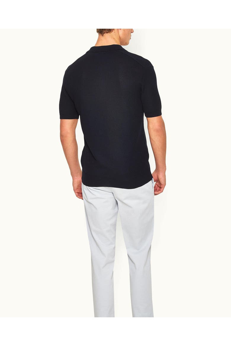 Horton Pique Tailored Fit Mercerised Cotton Polo Shirt, Alternate, color, NIGHT IRIS