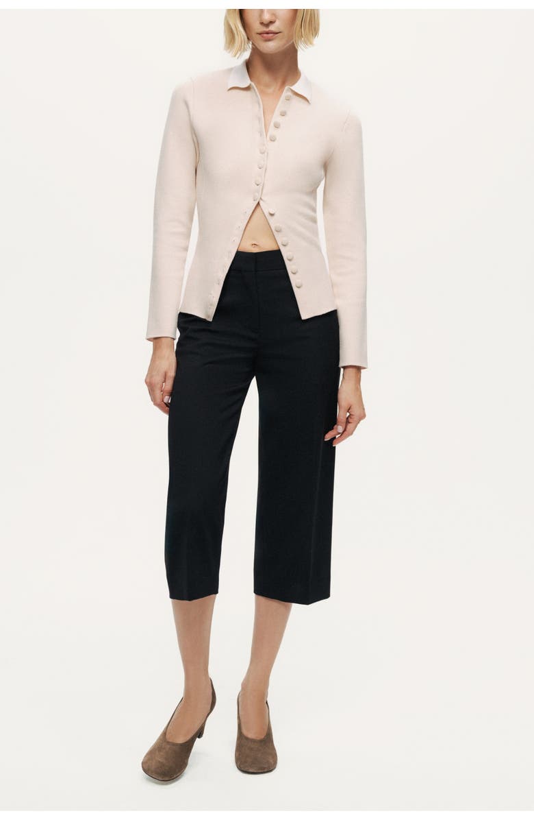 Nocturne Asymmetric Cape Knit Cardigan, Alternate, color, Beige