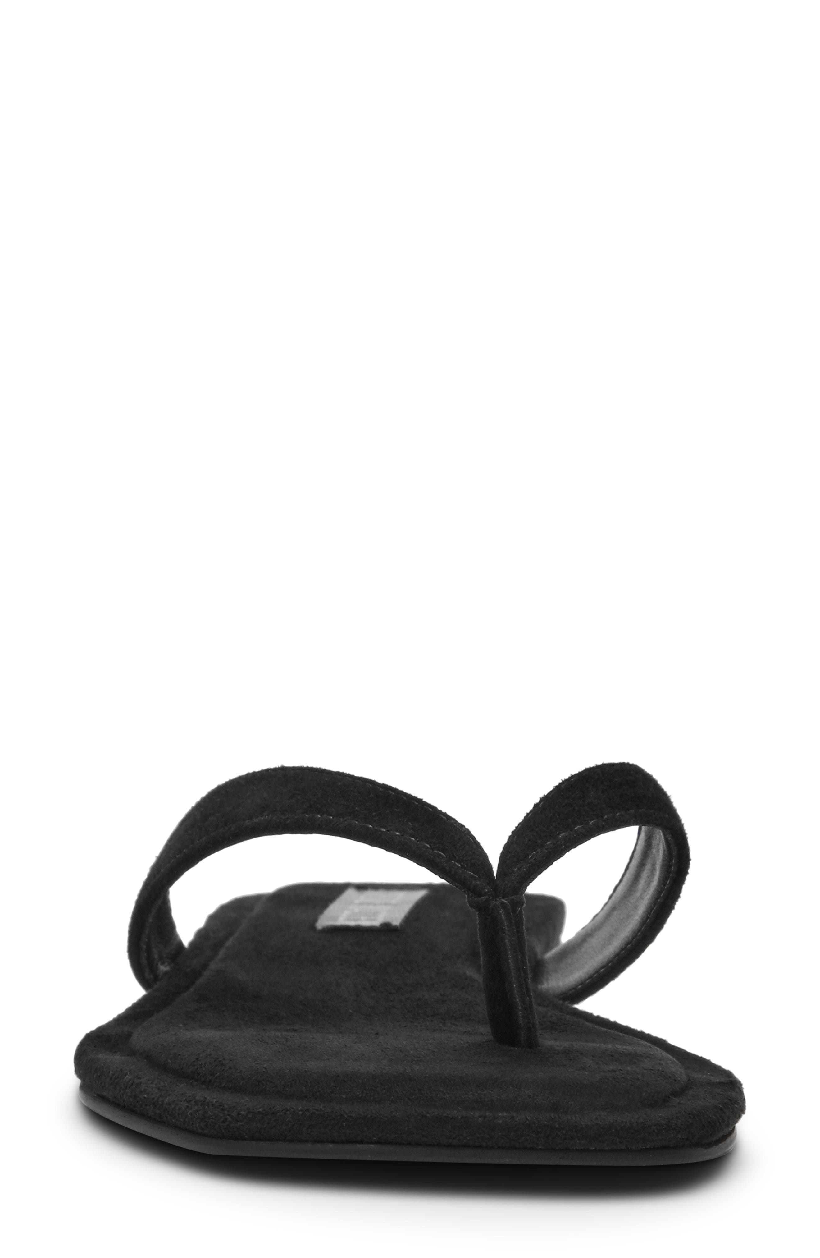 Trella Flip Flop, Alternate, color, BLACK SUED