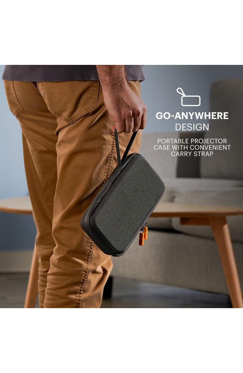 Kodak Luma 150 Pico Projector, Rechargeable Ultra Mini Projector with Travel Case & Tripod, Alternate, color, White