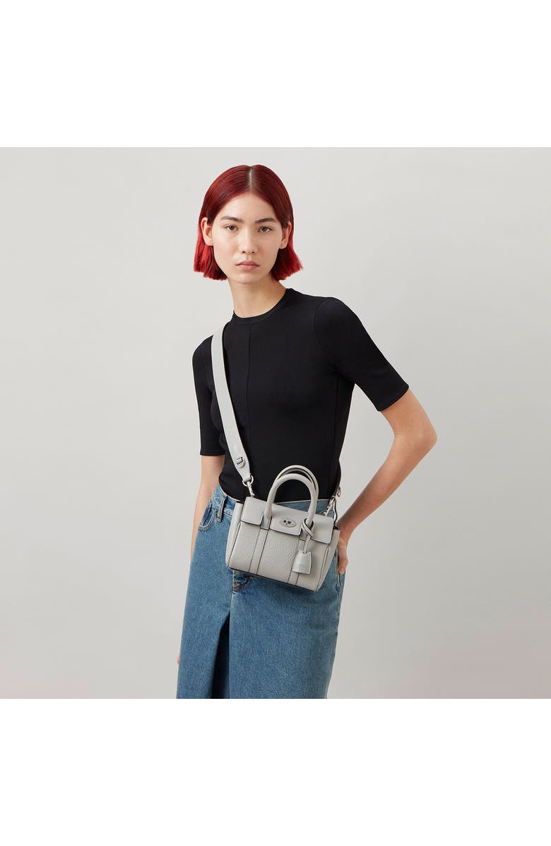 Mulberry Mini Bayswater Leather Tote, Alternate, color,