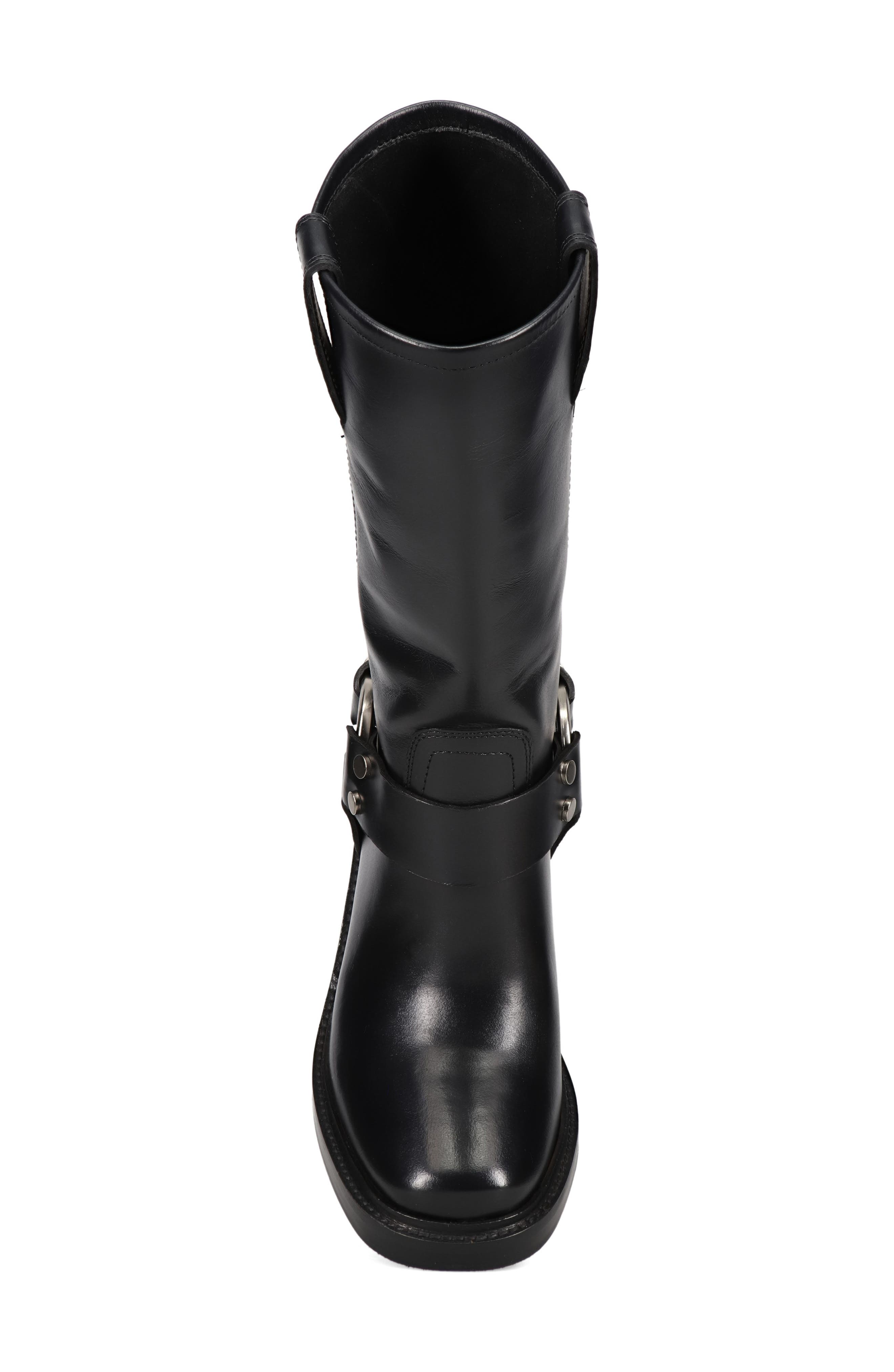 Frye Kate Harness Boot, Alternate, color, Black