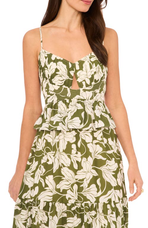 Parker The Lila Floral Tiered Midi Dress