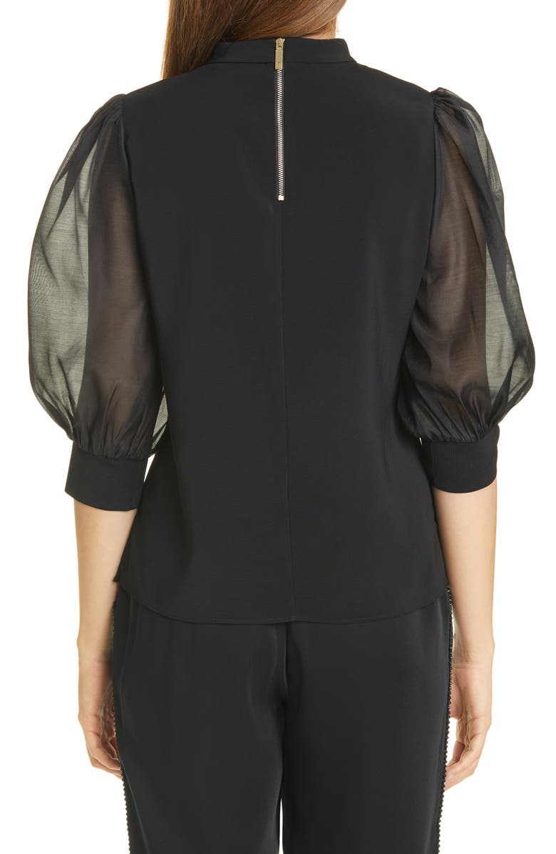 Ted Baker London Micaeli Organza Top, Alternate, color,