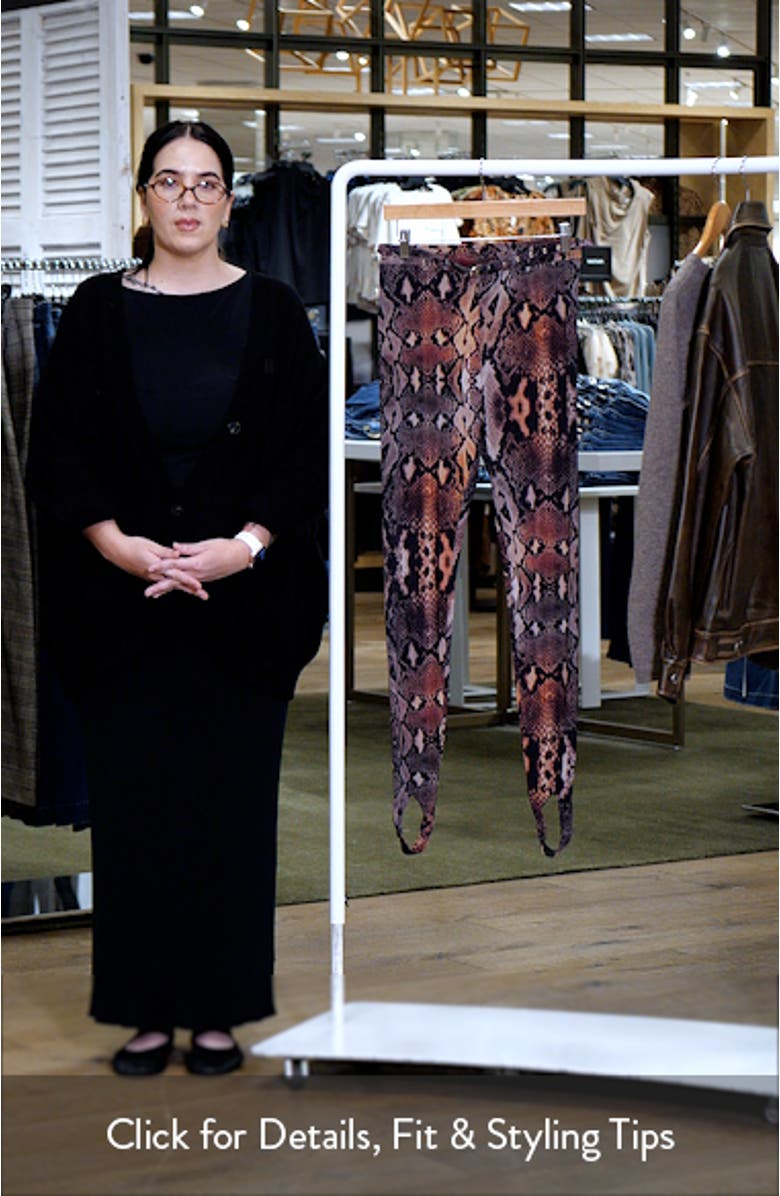 Carey Belted Stirrup Pants, sales video thumbnail